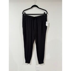 NWT BP. Nordstrom Women's Black Lounge Jogger Pants Sleepwear Size L‎